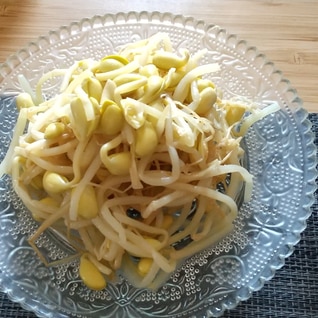 お酢でさっぱり！豆もやしナムル